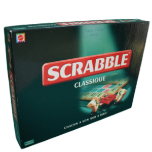 Boîte du jeu Scrabble